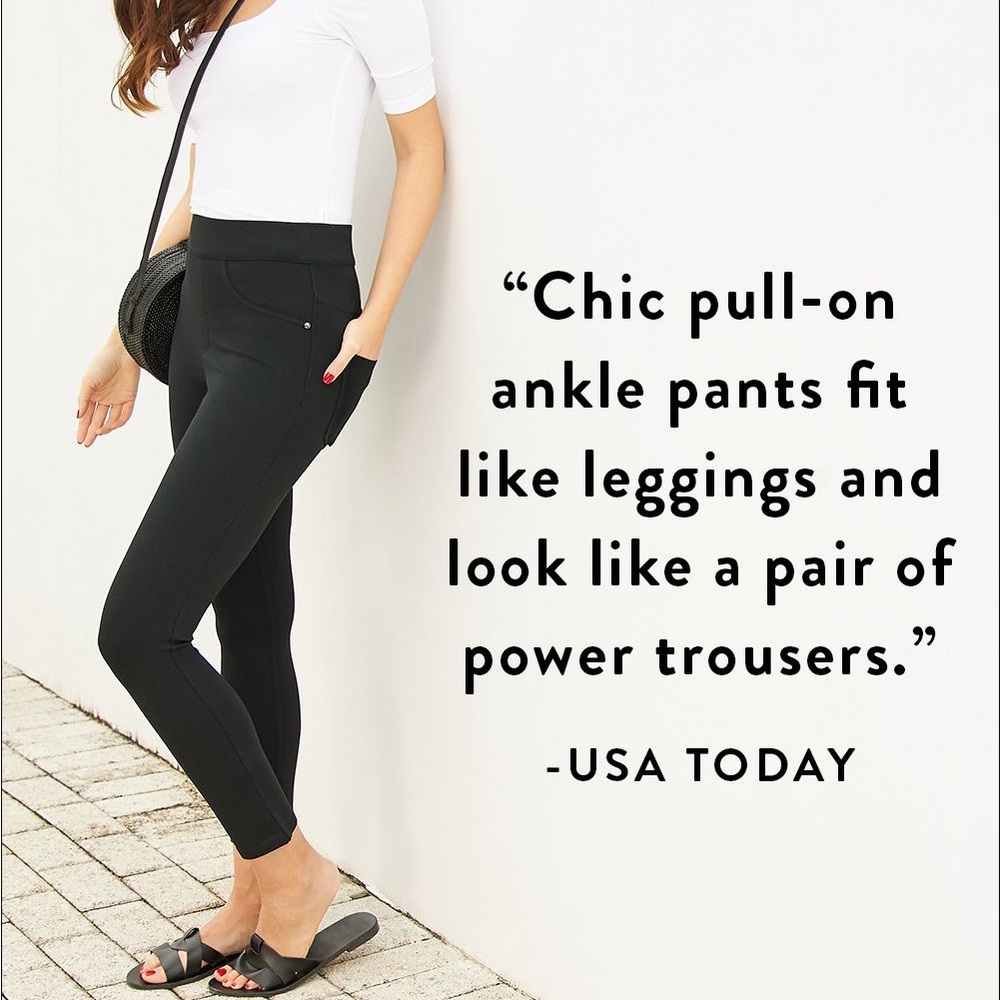 Spanx The Perfect Black Pant, Ankle 4Pocket Gem